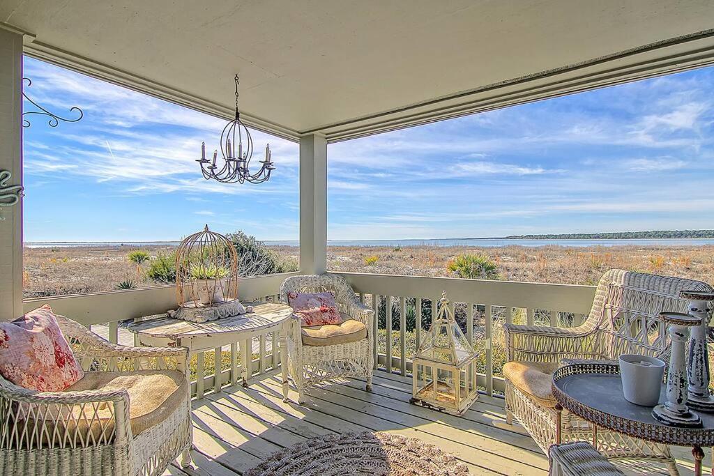 Luxury Seabrook Beachfront W/Spectacular Sunsets Bagian luar foto